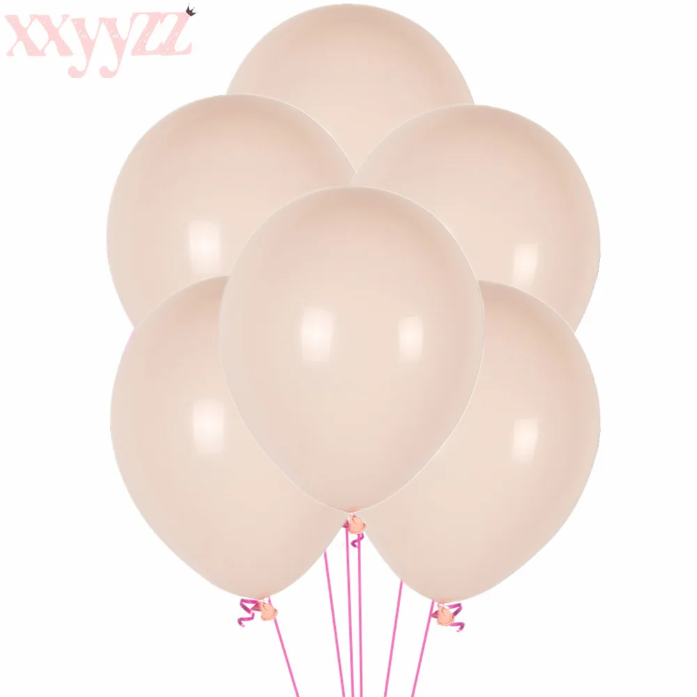 XXYYZZ 10 дюймов шт./лот латексные воздушные шары для конфет макарон гелиевые вечерние свадьбы дня рождения