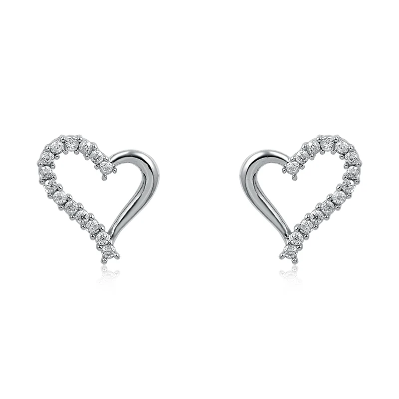 275 silver WEIMANJINGDIAN, Новое поступление, различные дизайны, кубический цирконий, CZ Кристалл, серьги-гвоздики для женщин, серебро/золото - Окраска металла: 275 silver