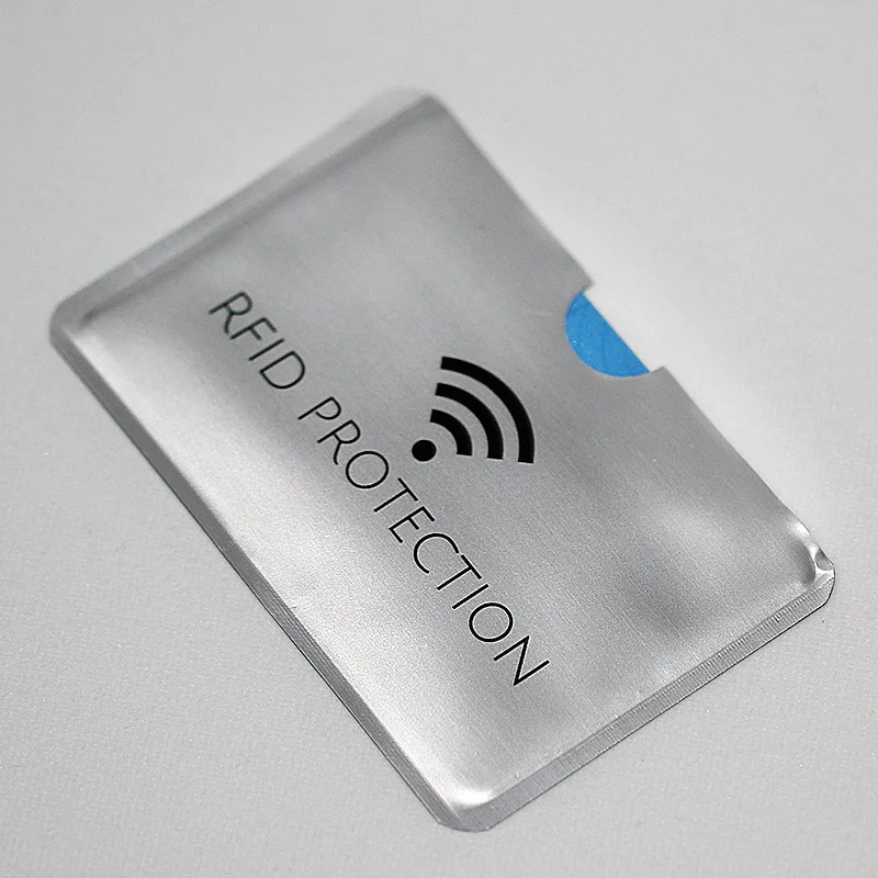 10 шт./партия бизнес-держатель для Карт RFID экранированный протектор дебетовая Кредитная Бесконтактная карта безопасности Предотвращение неавторизованного сканирования