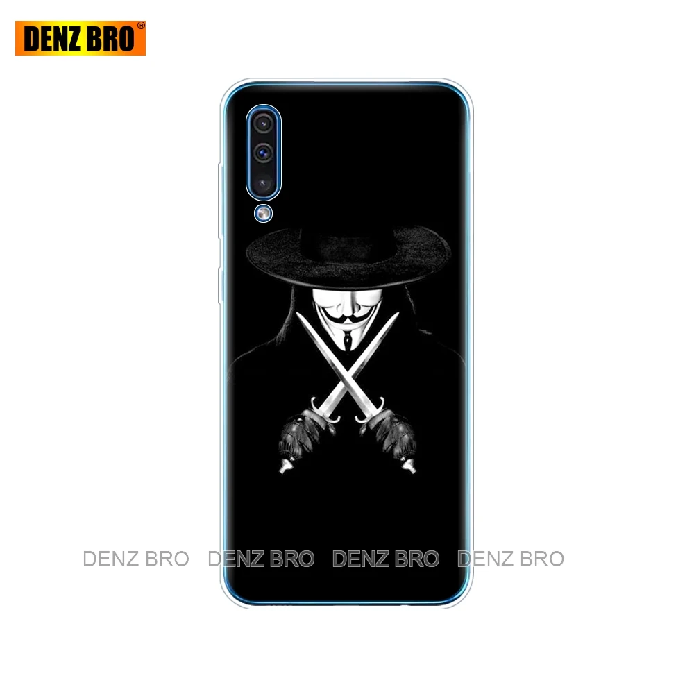 61767 Чехол для Samsung Galaxy A50 с рисунком из силикона и ТПУ, чехол для телефона для Samsung A50 A505 A505F SM-A505F, мягкий чехол 6,4, чехол-бампер - Цвет: 61767