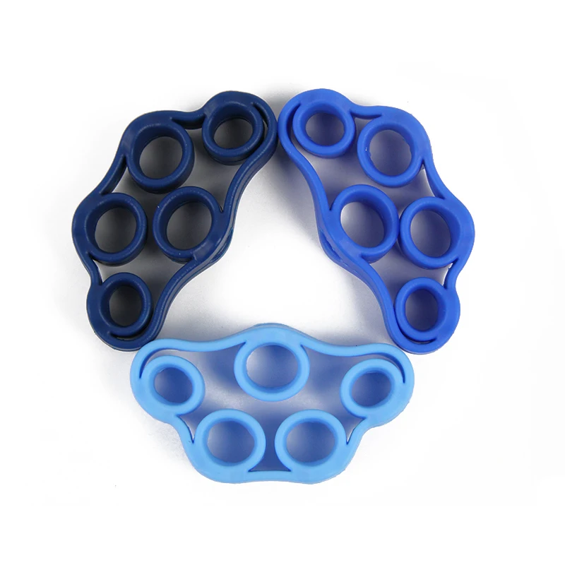 Power Guidance Finger Gripper Hand Exerciser Trainer Resistance Band Grip Fitness | Спорт и развлечения