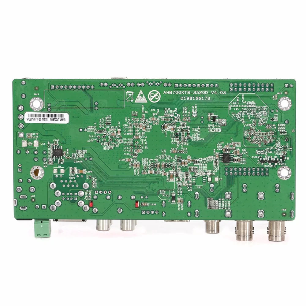 AZISHN CCTV H.264 AHD DVR 4CH1080N Гибридный AHD/CVI/TVI/CVBS 960 H D1 CIF 8CH 1080 P NVR обнаружение движения HDMI 5 в