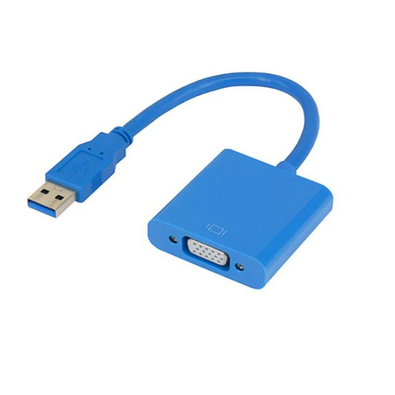 USB 3 0 к VGA Мульти дисплей адаптер конвертер внешняя видеокарта|Кабели VGA| |