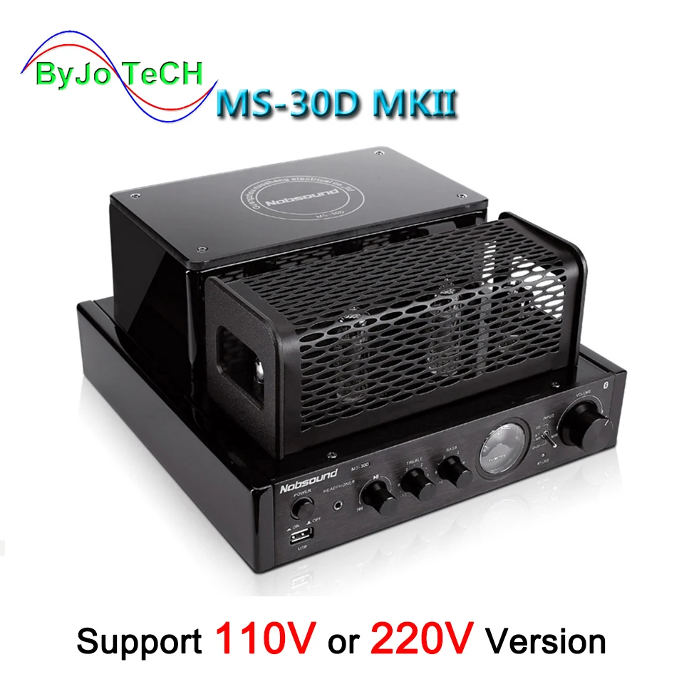 Nobsound MS-30D MKII Bluetooth усилитель ламповый усилитель поддержка 110 В 220 В 2,1 канальный усилитель MS-10D MKII обновление