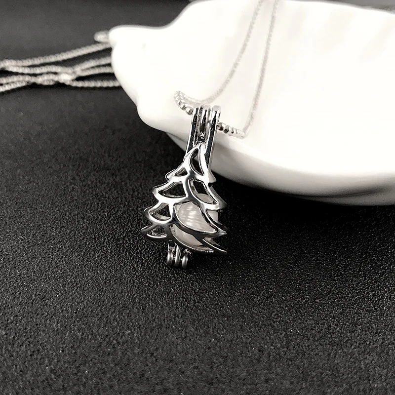 2017 Яркая Серебряная вырезанная Рождественская елка оленя жемчужные бусины