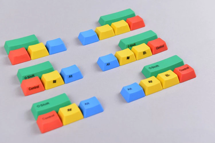OEM профиль PBT RGBY CMYK модификаторы 10 клавиш лазерной гравировкой брелки для Cherry MX механическая клавиатура переключатель