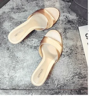 Champagne 6.5cm Женские Коричневый Бежевый с леопардовым принтом разнопарые туфли-лодочки Большие размеры 40 сапоги для женщин из флока обувь на квадратном каблуке средней высоты офис скольжения на с бантом - Цвет: Champagne 6.5cm