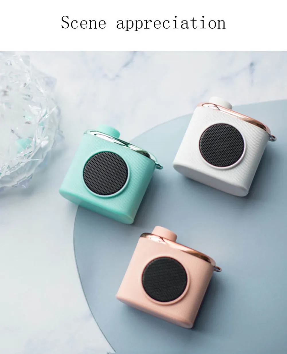 Ретро камера Портативный Мини Bluetooth динамик милый Ностальгический 3D стерео объемный HiFi Звук Портативный с микрофоном динамик s