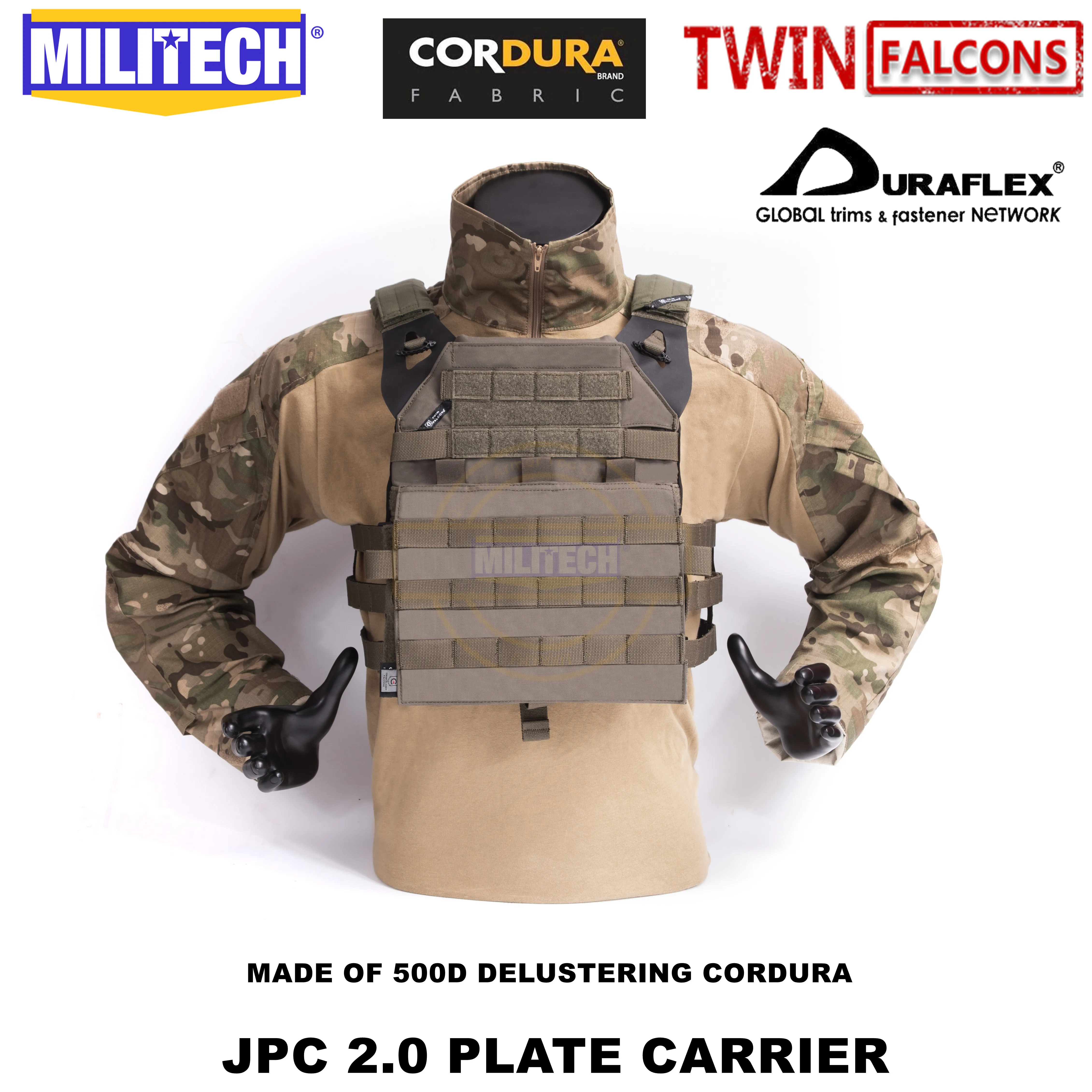 MILITECH TW twinfalcon JPC 2 0 прыгающая площадка военного назначения 500D Cordura Molle военный