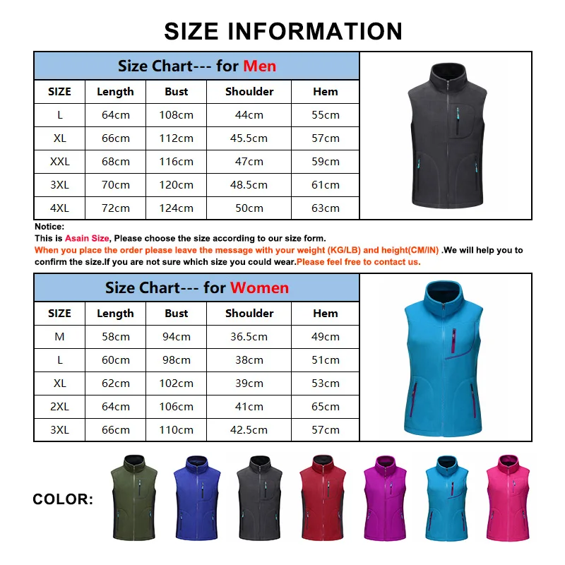 

Men's chalecos para hombre Mountain Full Zip Soft Fleece Vest,Multi-function Pocket Male Waistcoat Autumn Warm Sleeveless Jacket