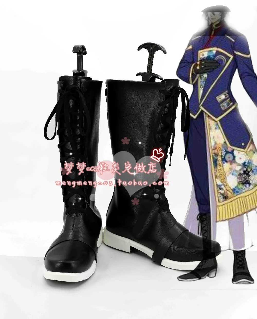 Онлайн Touken Ranbu ONLINE Mikazuki Munechika обувь для костюмированной вечеринки сапоги на заказ