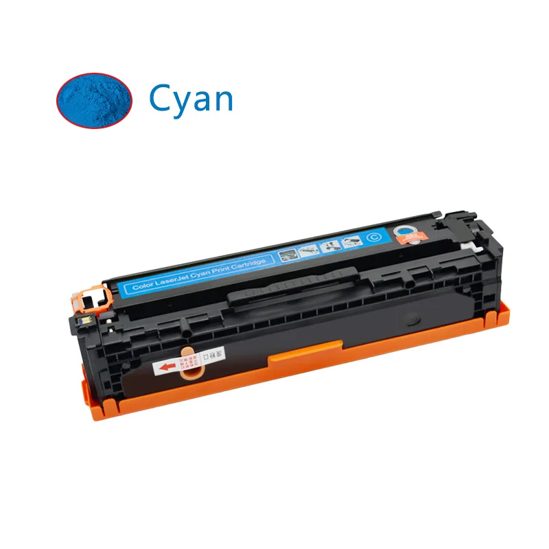 Совместимый картридж CB540A CB541A CB542A CB543A 125A 540 541 для принтера HP laserjet 1215 CP1215 CP1515n CP1518ni