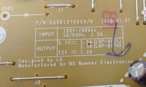 Источник питания EAX61376903 фотосессия для W1946 E148279 W2246SW | Компьютеры и офис