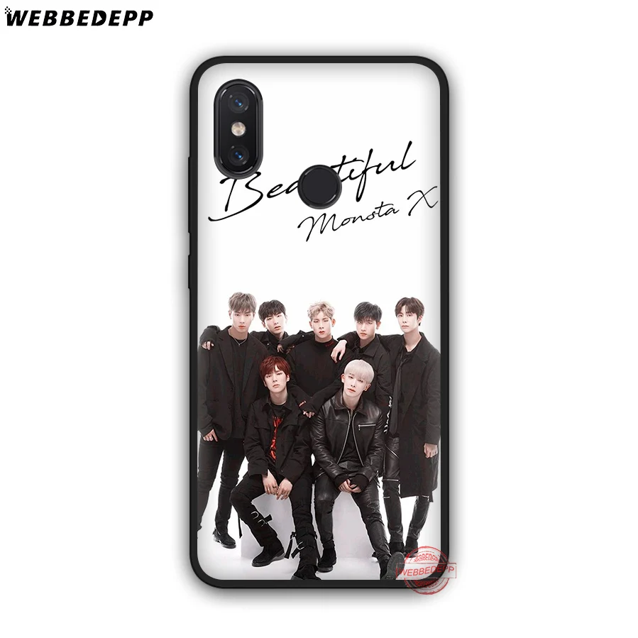 WEBBEDEPP Monsta X Band Soft Silicone Case for Xiaomi Mi 6 8 9 SE MAX 3 A1 A2 Lite F1 Cover | Мобильные телефоны и
