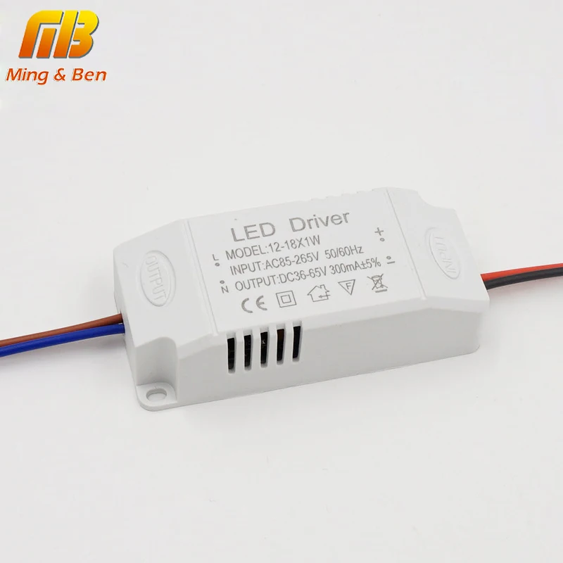 Светодиодный ПВХ постоянный Драйвер входного AC85-265V 1-3 Вт 4-7 8-12 15-18 20-24 25-36 блок