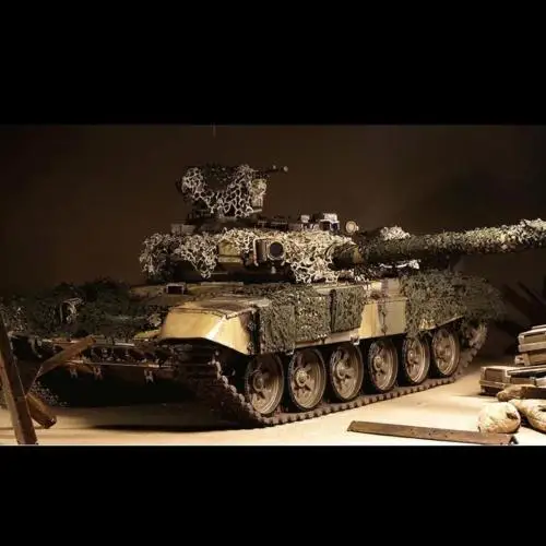 1/16 RC Sherman немецкая модель Военный танк плотная камуфляжная сеть пустыня Тигр