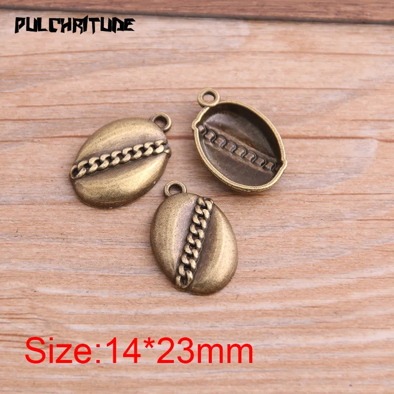 

12pcs 14*23mm Two Color Metal Zinc Alloy Bread Charms Fit Jewelry Food Pendant Charms Makings