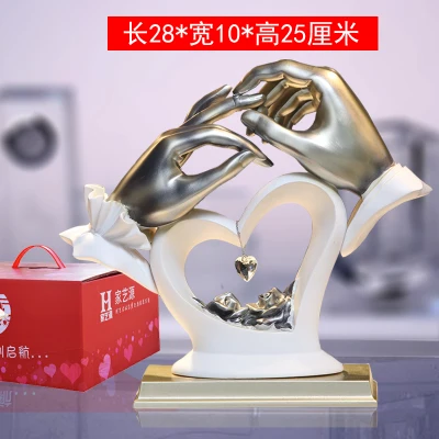 

Wedding gift room boudoir wine cabinets Craftwork creative Tanabata Valentine's Day custom gift statue home decoration wedding