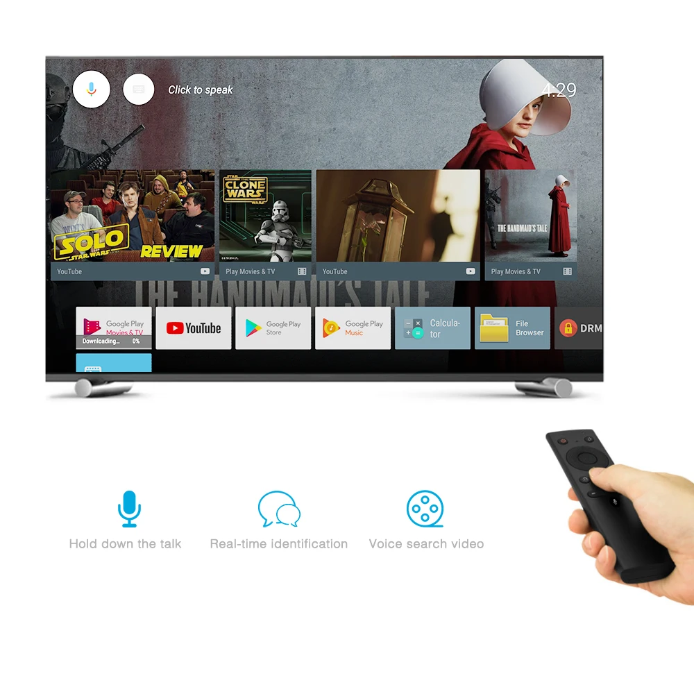 L8STAR X88 RK3328 четырехъядерный процессор 4 Гб ОЗУ 32 ГБ Android TV 7 1 Google BOX 5G WiFi с голосовым