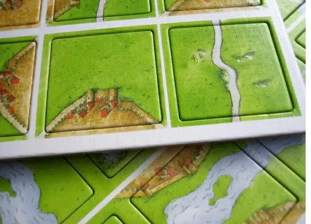 Carcassonne, английская настольная игра 2-5 игроков карты игра для вечерние/семейные/Друзья легко играть в настольные игры s