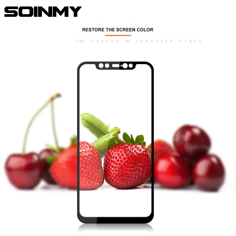 Закаленное стекло Soinmy с полным покрытием для Xiaomi Mi A2 защита из стекла 9HD экрана Max 3