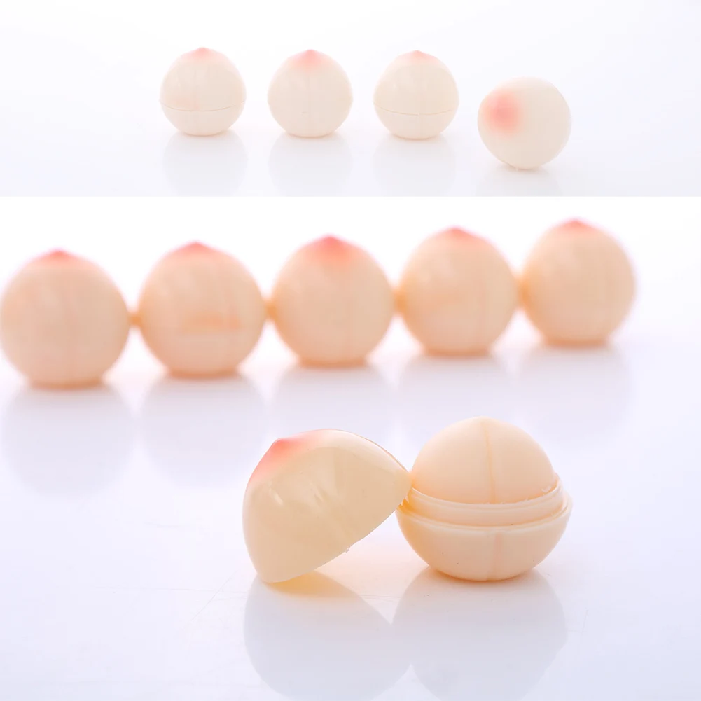 Профессиональный бальзам для губ в форме персика домашняя долговечная губная