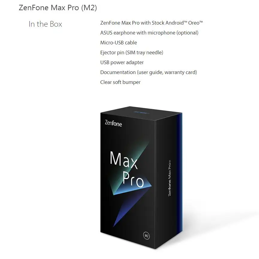 Смартфон Asus ZenFone Max Pro (M2) 4 Гб экран 6 3 дюйма FHD + Snapdragon 660 5000 мАч разблокировка по лицу