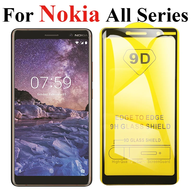 Защитное стекло для Nokia 5 Защита экрана 2 3 6 7 8 1 1x5 plus 2018 закаленное 9d полное