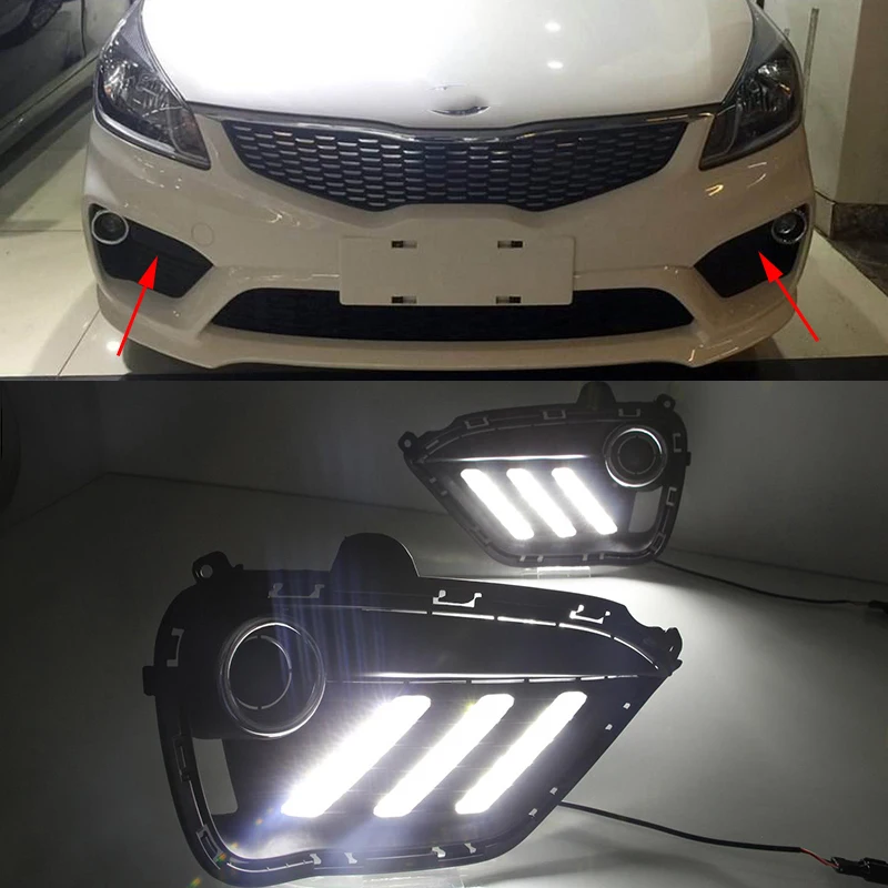 Автомобильная проблесковая 2 шт. для kia rio k2 2016 2017 указатель поворота