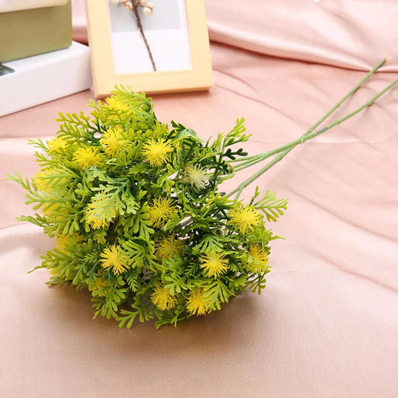 Зеленые растения искусственные цветы венок пластиковые суккуленты