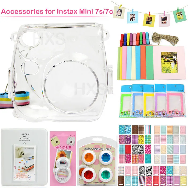 Качество Fujifilm Instax Mini 7s/7c Kit включая чехол для
