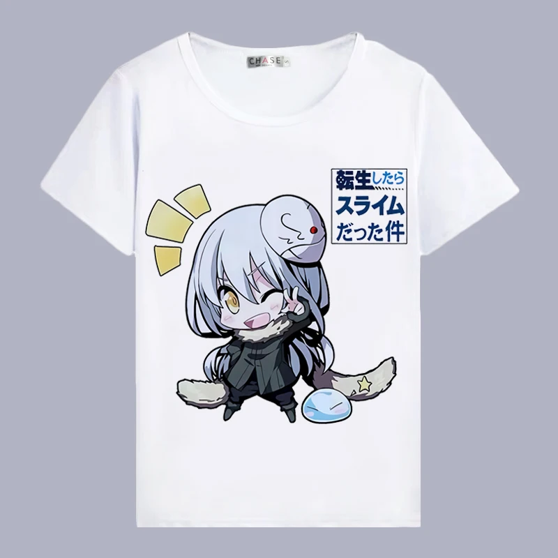 11 Футболка для косплея «That Time I Got Reincarnated as a Slime», летняя футболка в стиле аниме «Rimuru Tempest», Женская/Мужская футболка, костюм для косплея - Цвет: 11