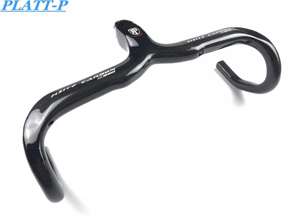 PLATT WSS углеродный Интегрированный руль из углеродного волокна для шоссейного