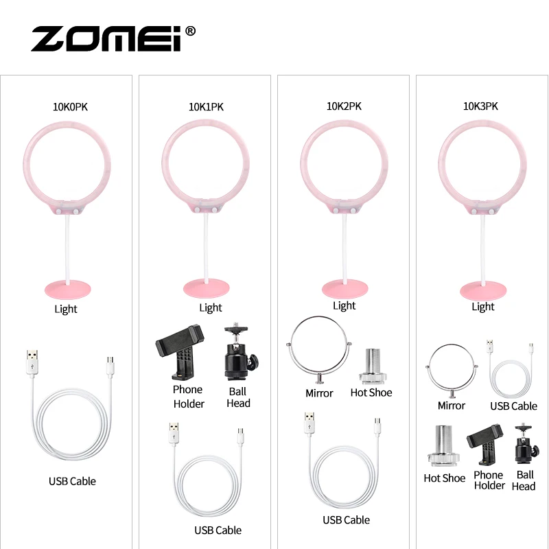 ZOMEI ZM128 камера фотостудия светодиодный видео кольцо свет для DSLR камеры держатель