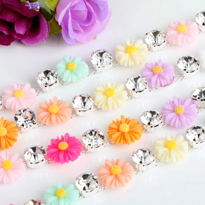 Цепочка с кристаллами для стразы 1 ярд | Дом и сад