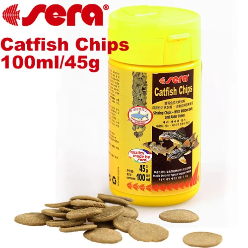 Catfish100ml 45g Sera Рыбная еда все виды для мини-рыбы креветки cichild discus betta Гуппи боты сом - Цвет: Catfish100ml 45g
