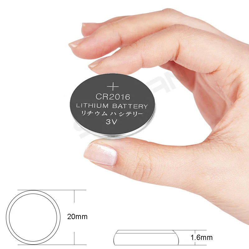 5x/card 5pcs CR2016 3V Lithium Battery DL2016 ECR2016 LM2016 BR2016 CR 2016 Button Coin Batteries | Электроника