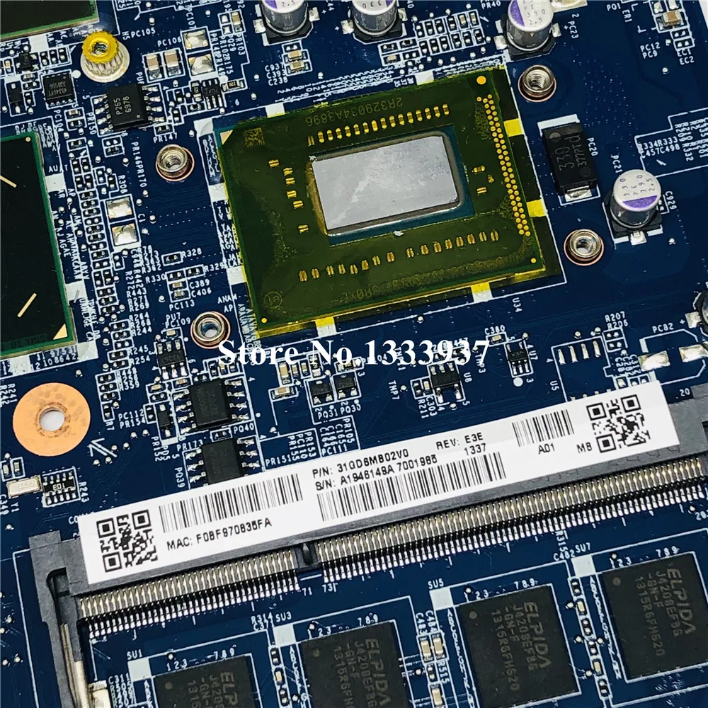

A1946149A A1946150A Mainboard For Sony For Vaio SVF15 SVF15A SVF15AA1QM Laptop MOTHERBOARD DA0GD6MB8E0 I5-3337u