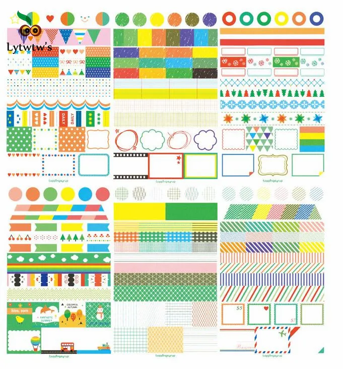 1 шт. Lytwtw новый корейский DIY Kawaii Мини конфеты цвет свежесть канцелярские наклейки |
