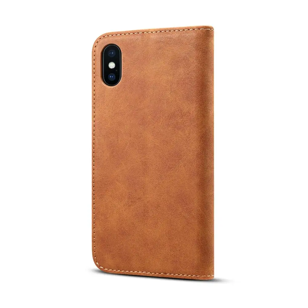Роскошный кожаный флип-чехол для телефона apple Iphone Xr Xs Max X 7 8 карта кошелек
