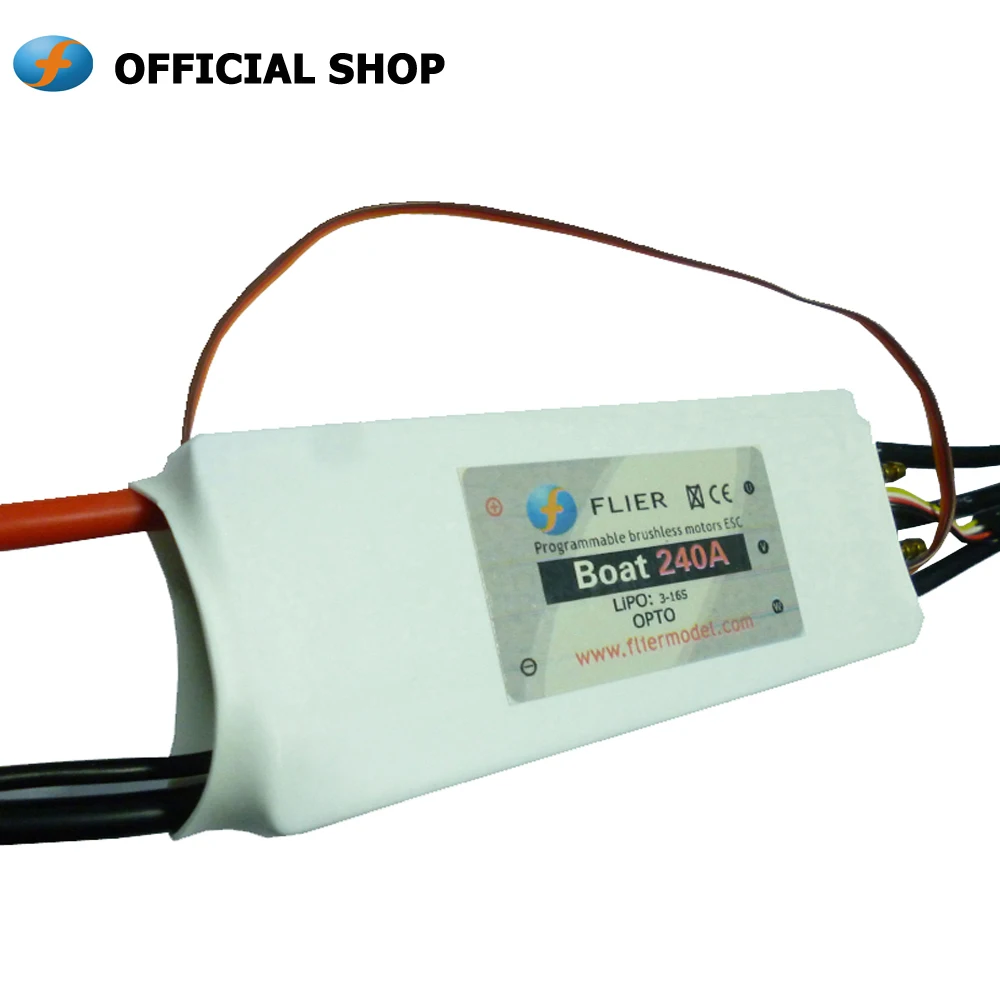 Flier новая версия 12S/16S/18S/20S/22S бесщеточный морской ESC 240A контроллер скорости