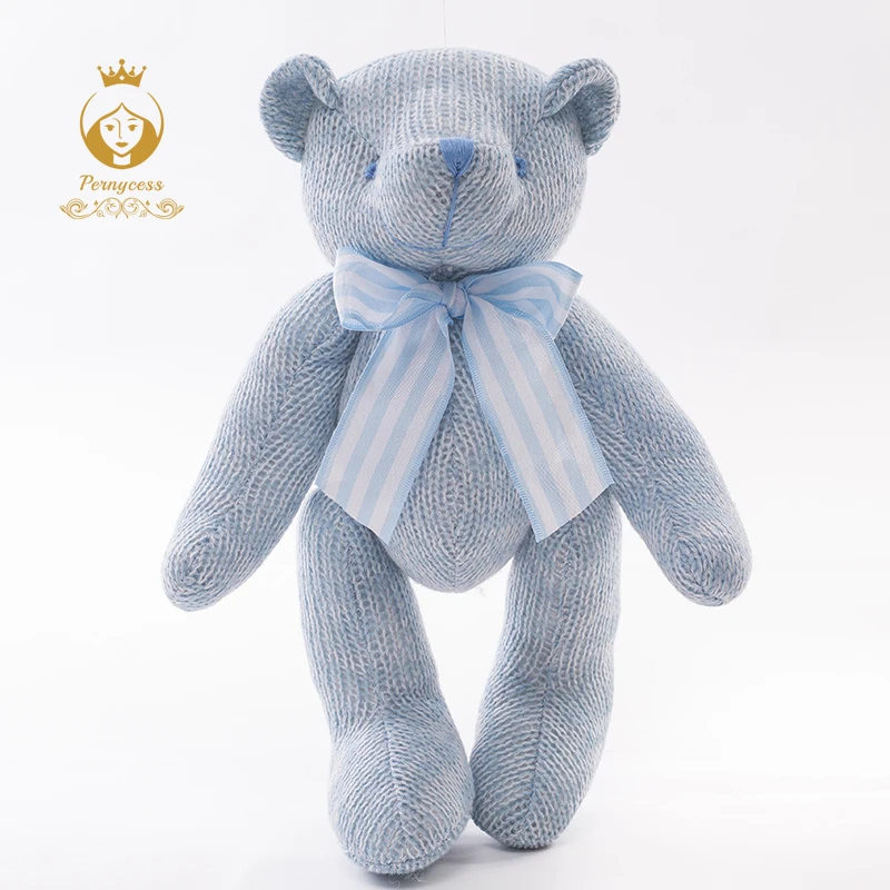 Креативный вязаный плюшевый мишка куклы для наполнения могут мигать плюшевые