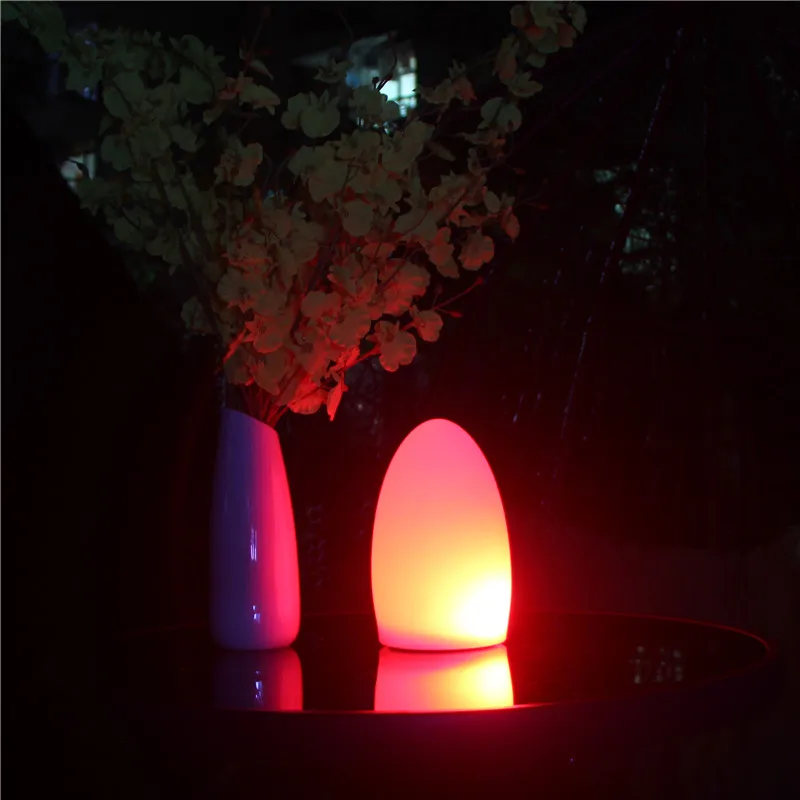 

D11*H19cm LED light egg Rechargeable battery operated led LED Magic Egg Light for Christmas Decoration Free Shipping 20pcs/Lot