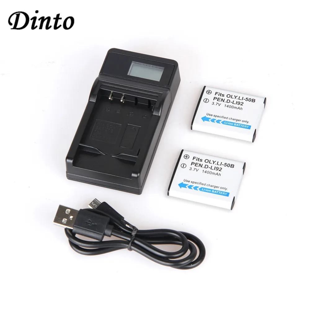 Dinto 1 шт. Li 50b Li50b Замена Камера Батарея + ЖК дисплей Дисплей USB Зарядное устройство