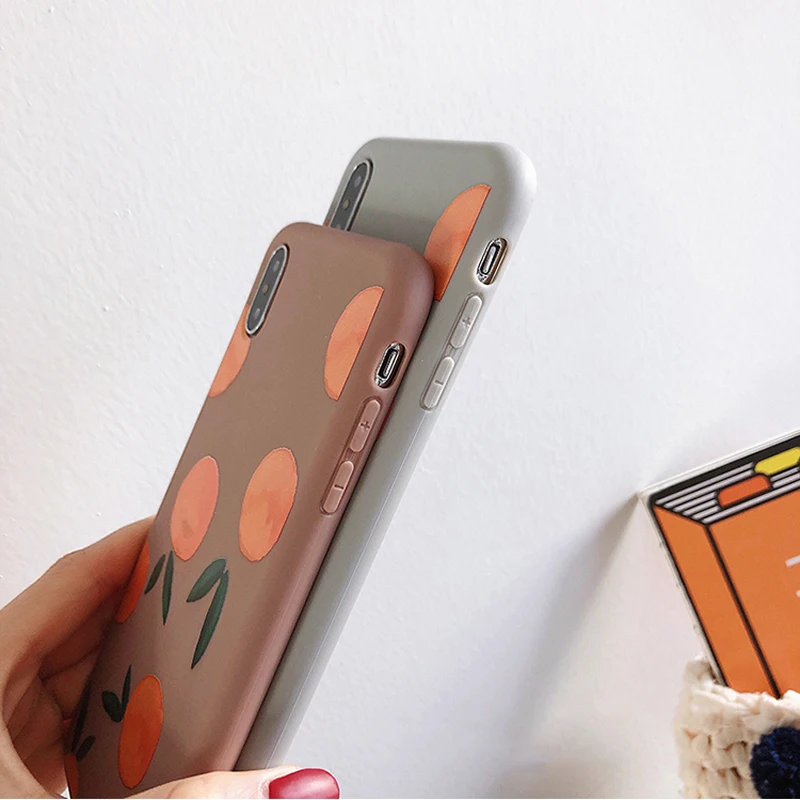 Мягкий ТПУ чехол LACK для iphone XS Max XR X 8 7 6S 6 Plus задняя крышка милые Мультяшные фрукты