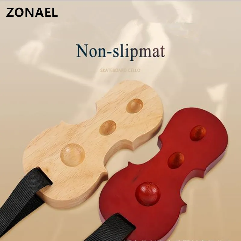 ZONAEL Cello Bass Slip-resistant Pad Mat End Pin Stoppers Antiskid Device Adjustable RED Slip High Quality | Спорт и развлечения