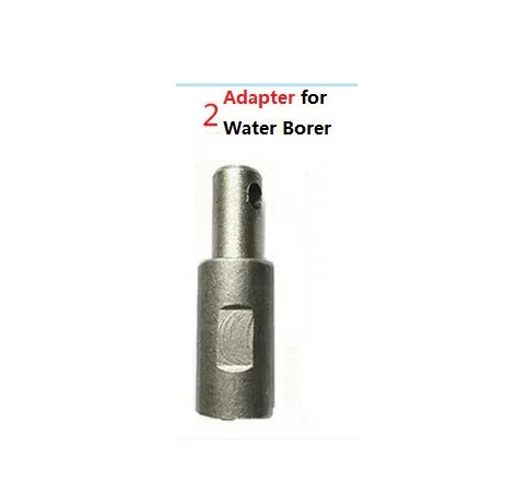 water borer adapter Режим 2 круглых ямы, 4 квадратных ямы адаптер для электрического молотка передачи на земляной шнек; адаптер подключения для бура воды к шнеку - Цвет: water borer adapter