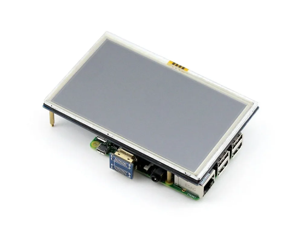 Waveshare RPi 5 inch HDMI Resistive LCD Display 800x480 Touch Screen Supports Any Revision of Raspberry Pi 3 B/2 B A/A+/B/B+ |