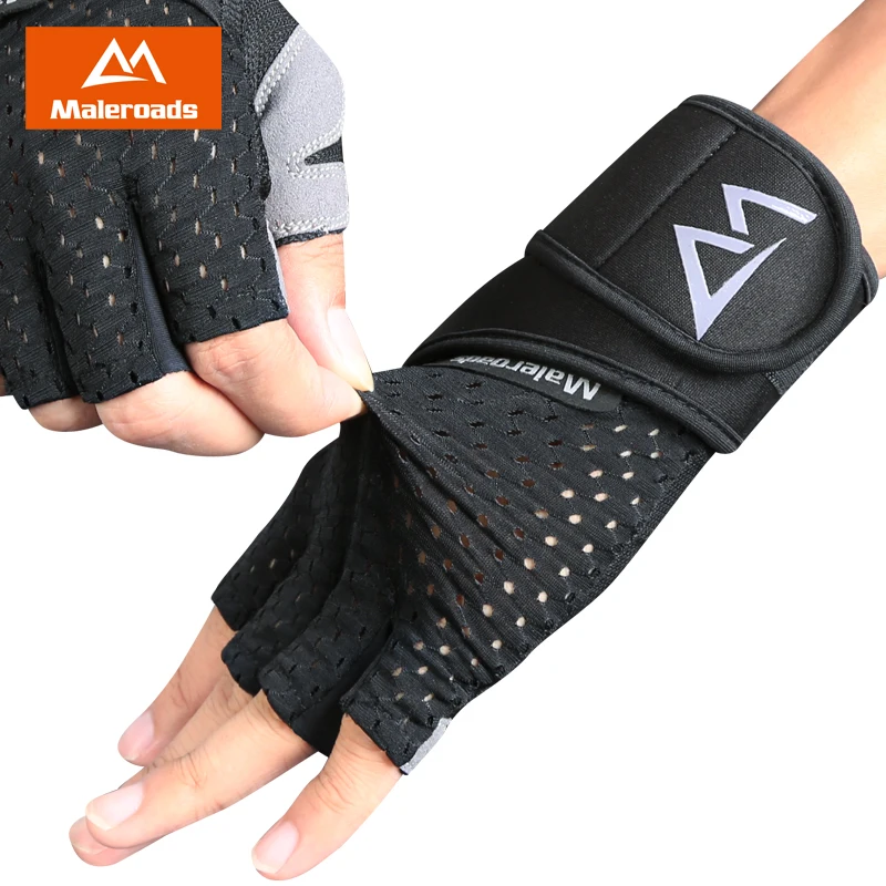 Maleroads для спортзала перчатки занятий фитнесом Для мужчин женщин спортивные