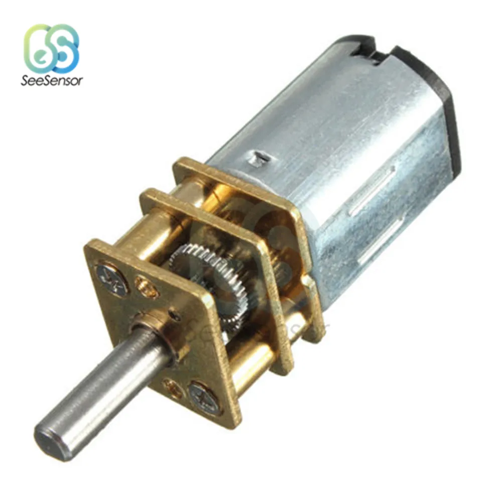 6V DC N20 мини микро-металлическая передача мотор с редуктором постоянного тока
